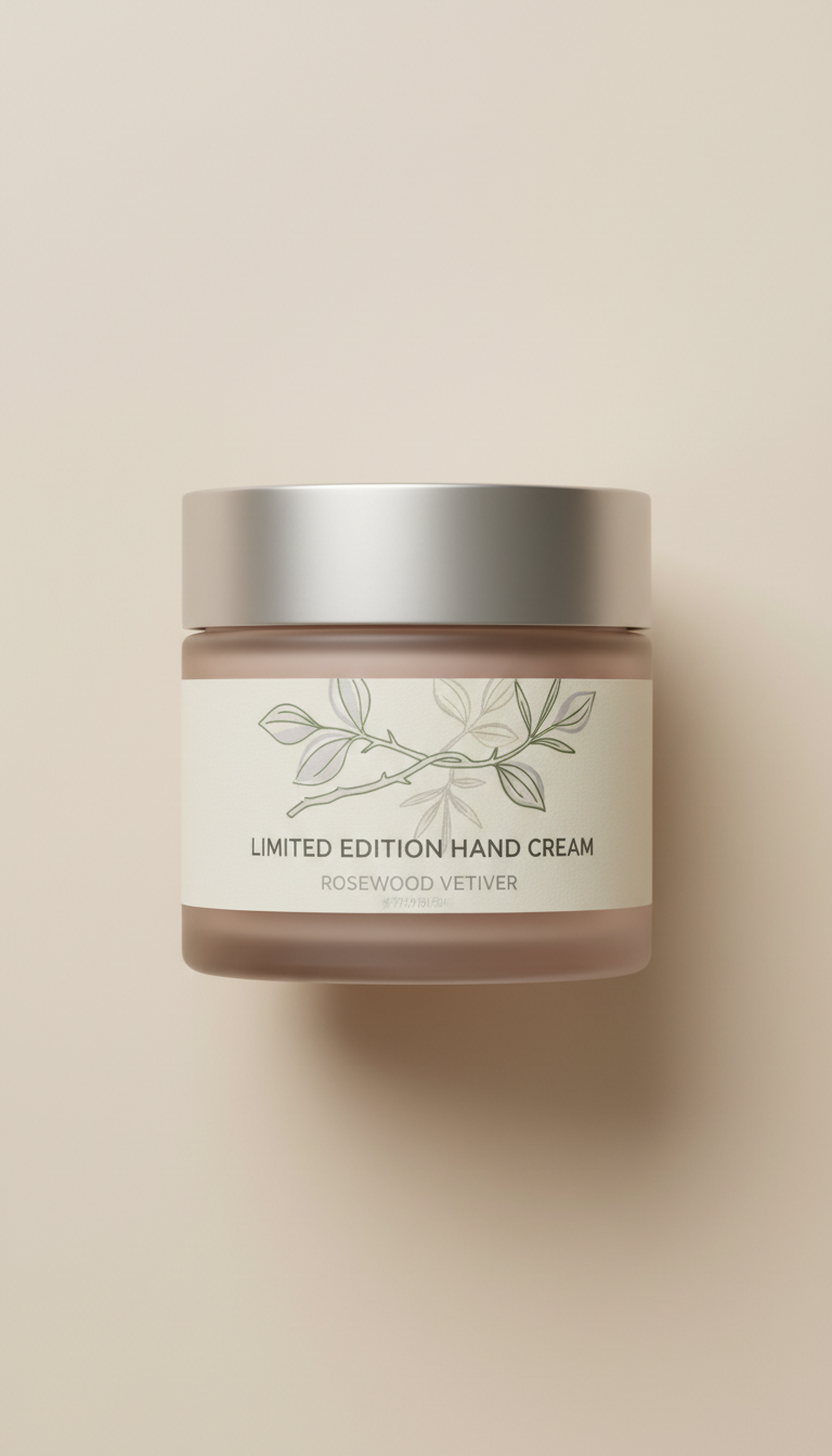 Rosewood Vetiver Limited Edition Hand Cream Glass Jar